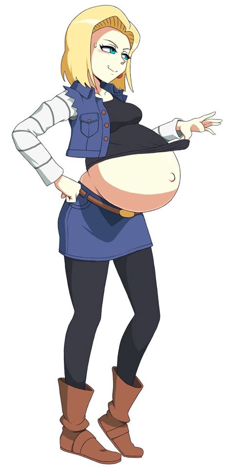 Android 18s Pregnant Belly By Ssj2note On Deviantart Pregnant Belly