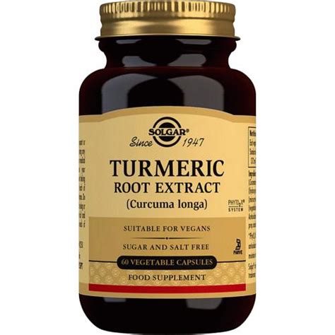 Solgar Turmeric Root Extract Capsules 60 60 Compare Prices Where