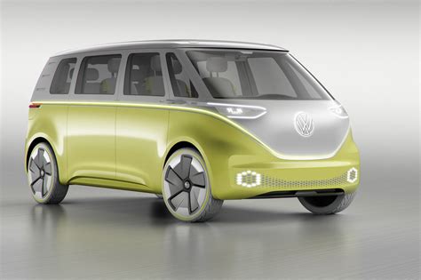 Volkswagen Id Buzz Concept Vws Electric Push Continues At Detroit