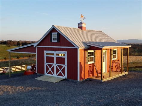 An Ideal Storage Shed This Country Style Red Shed Has All The Elements