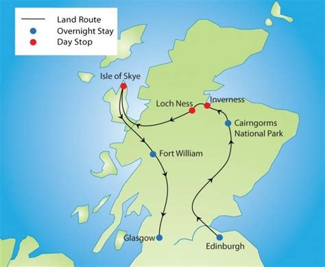 Sights Of Scotland Tour — Itinerary Ymt Vacations Scotland Tours