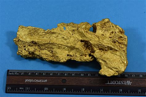 Large Natural Gold Nugget Australian 12463 Grams 4007 Troy Ounces V