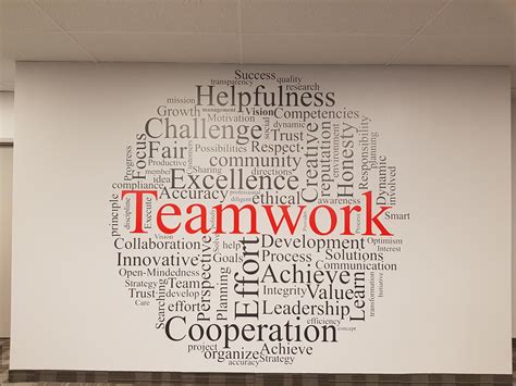 Teamwork Makes The Dreamwork We Did This Great Wall Graphic To Help