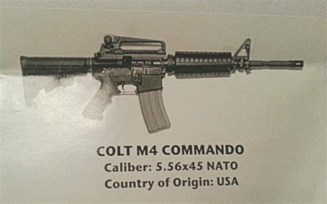Colt M4 Commando 556 X 45 Nato Usa Picture Of Lock And Load Miami