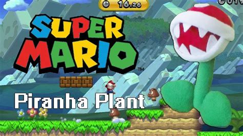 Super Mario Bros Piranha Plant Plush Diy Youtube