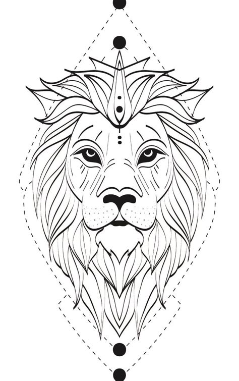 Lion Mandala Tattoo Drawing Best Tattoo Ideas