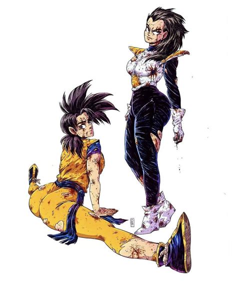 dbz female goku and vegeta hot sex picture