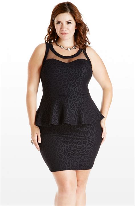 Plus Size Peplum Dress Picture Collection