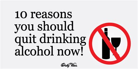 10 reasons you should quit drinking alcohol now