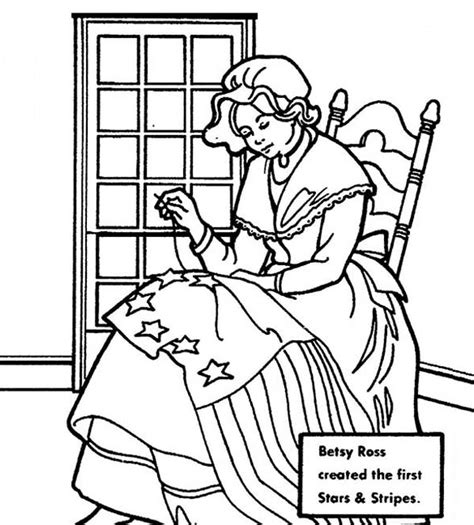Select from 35970 printable coloring pages of cartoons, animals, nature, bible and many more. Betsy Ross Making USA Flag For Independence Day Event ...