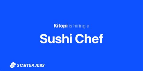 Sushi Chef At Kitopi