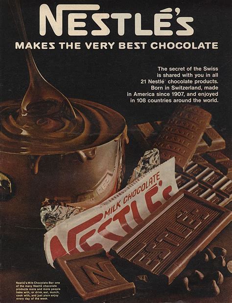 Nestlé Milk Chocolate Vintage advertising art Vintage ads Vintage