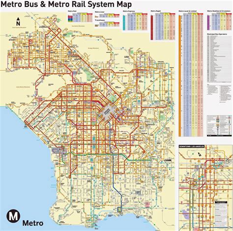 Los Angeles Transportation Maps Free Printable Maps