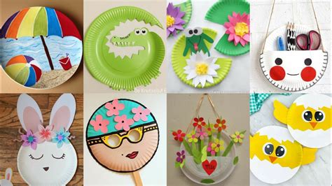Amazing And Beautiful Disposable Plates Craft Ideas Youtube