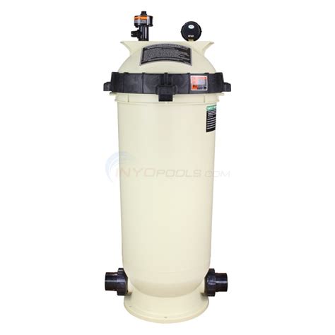 Warning this filter operates under high pressure. Pentair Clean & Clear Cartridge Filter 100 sqft. - 160316 ...