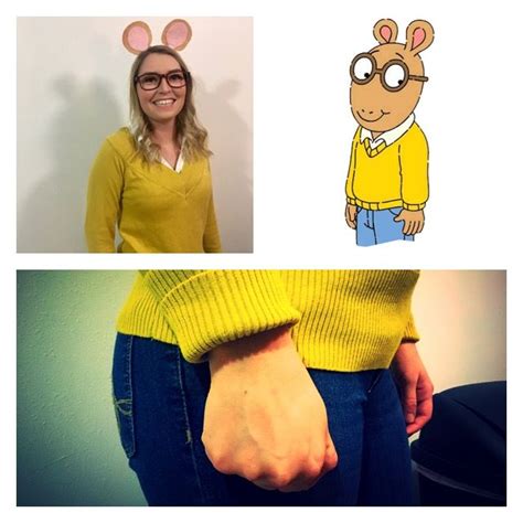 Hey What A Wonderful Kind Of Day Diy Arthur Costume Mustard Colored