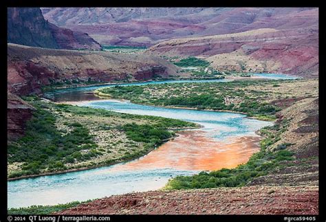 picture photo colorado river meanders in most open part of grand canyon grand canyon national park