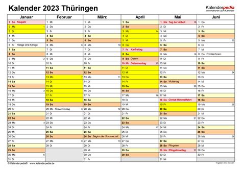 Ein pack mit insgesamt 19 verschiedenen excel kalender 2021 kostenlos zum download. Kalender 2023 Thüringen: Ferien, Feiertage, Excel-Vorlagen