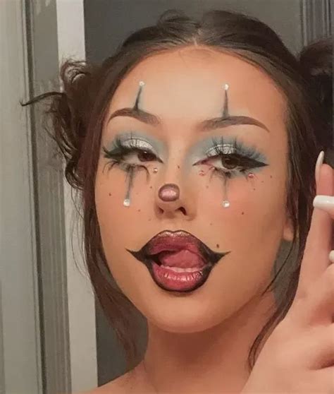 Horrifying Halloween Makeup Ideas for Women Макияж на хэллоуин Макияж в стиле клоуна