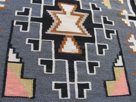 Vintage Handwoven Small Navajo Rug