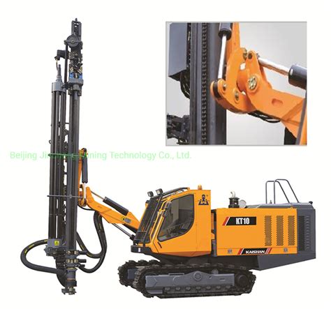 Kt Mm Depth M Integrated DTH Hard Rock Drilling Rig Machine For Blast Hole Drill