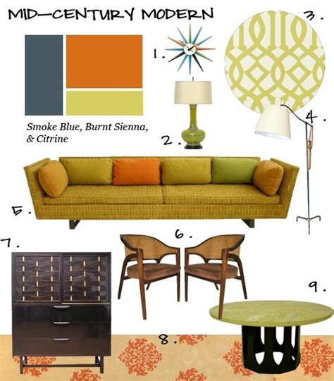 The existing 3 color exterior and more formal landscape plan. 26 best Color Palette Mid-century images on Pinterest ...