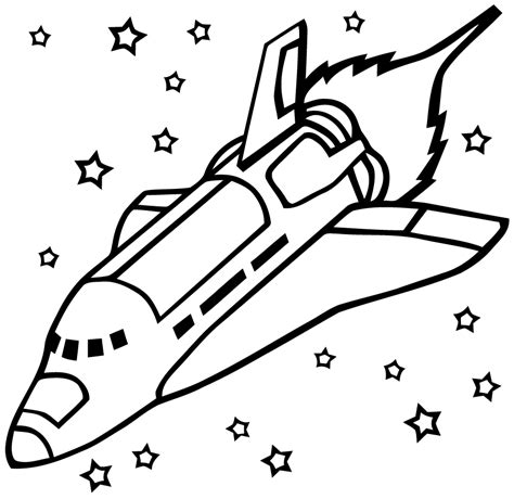 Coloring pages Rocket (Transportation) – Printable Coloring Pages