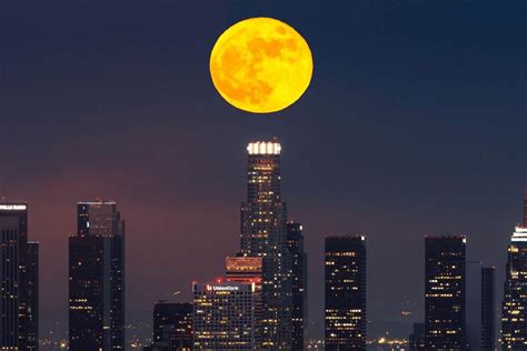the biggest supermoon of 2023 lights up l a skies on monday