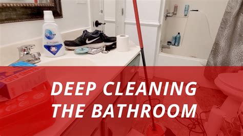 Deep Cleaning The Bathroom Clean With Me Youtube