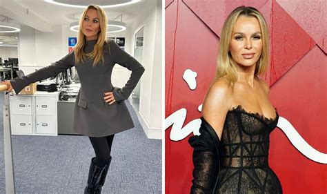 Amanda Holden Suffers Wardrobe Malfunction As She Steps Out In Sexy