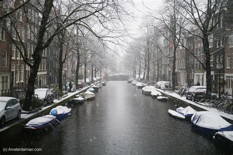 Its Snowing In Amsterdam Amsterdamian