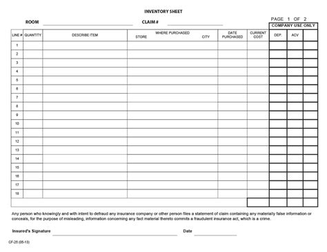 Vast majority of spreadsheet templates on this page are created with purpose to become a solution for practically any occasion in your life, whether your are moving home or placing kids to college, getting ready for your retirement or simply trying to figure out ways to save money, sorting out your personal. 45 Printable Inventory List Templates [Home, Office ...