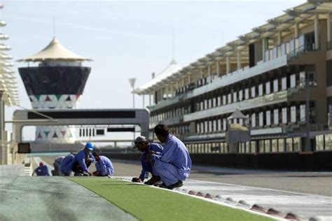 Behind The Scenes Yas Marina Circuit Prepares For Abu Dhabi Gp In
