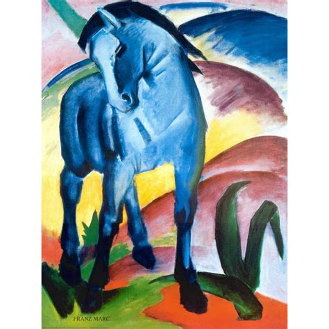 Blue Horse I Art Print By Franz Marc 235x315