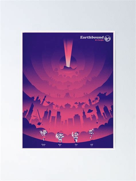 Return To Earthbound Poster For Sale By Colorlust Redbubble