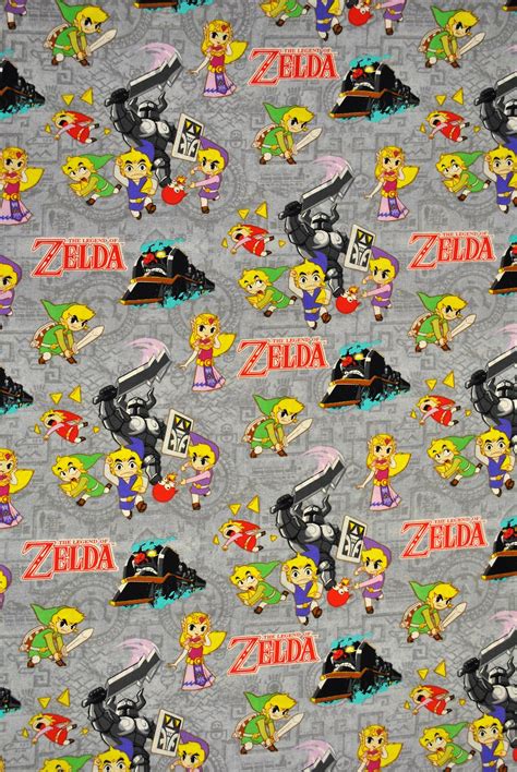 Legend Of Zelda Fabric Etsy