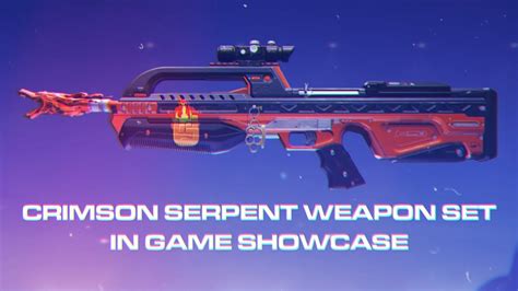 CRIMSON SERPENT WEAPON SET - IN GAME SHOWCASE - HALO INFINITE STORE
