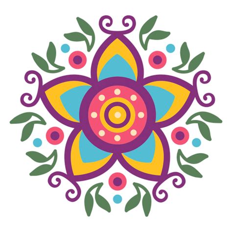 Símbolo De Hojas Florales Mexicanas Descargar Pngsvg Transparente