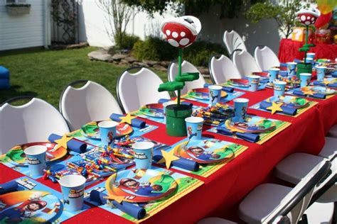 Super Mario Bros Birthday Party Ideas Photo 3 Of 5 Super Mario Bros