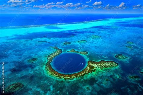 Great Blue Hole Belize Stock Foto Adobe Stock