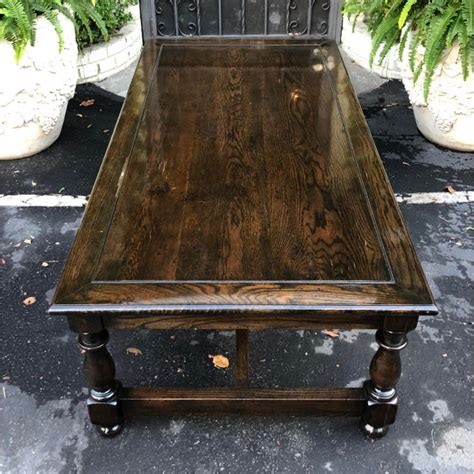 There are also some light scratches to the glass. Jacobean Style Coffee Table by Henry Cadena - Nancy ...