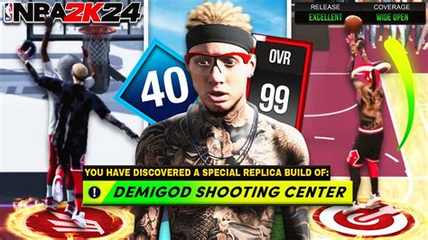 The Best Shooting Center Build In Nba 2k24 Demigod Stretch Build