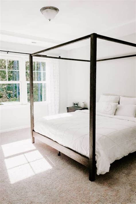 It doesn't have a canvas canopy (if you're handy at diy there's the option of. DIY Canopy Bed - Crafted by the Hunts