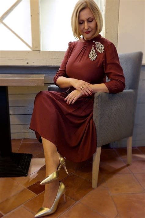 Over 60 Fashion Mature Fashion Polish Clothing Beautiful Old Woman