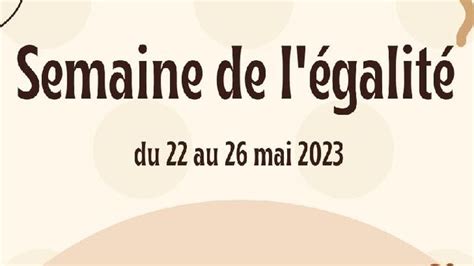 Semaine De Légalité Fillegarçon Du 22 Au 26 Mai 2023 Actualités Publiques Collège