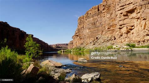 The Colorado River At The End Of The Marble Canyon Trail Outside The