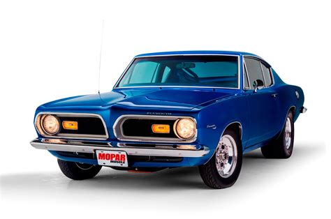 1969 Plymouth Barracuda Muscle Hotrod Streetrod Blue Hot Rod