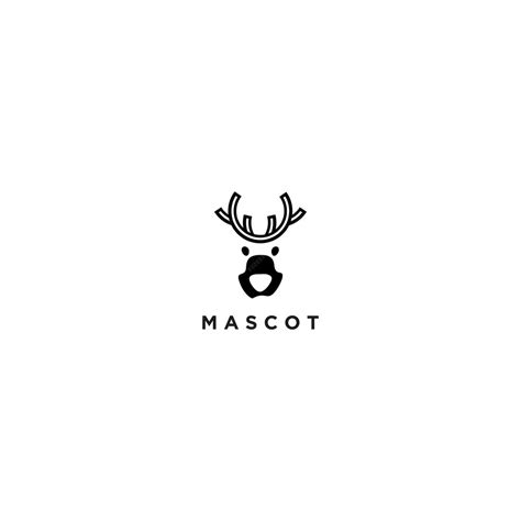 Logotipo De Deer Mascot Vector Premium