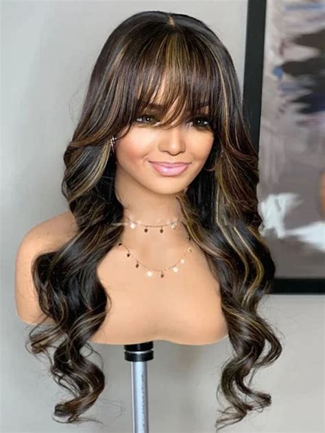 Yswigs Undetectable Dream Hd Lace Loose Wave Virgin Human Hair Highlight Lace Front Wig Gx