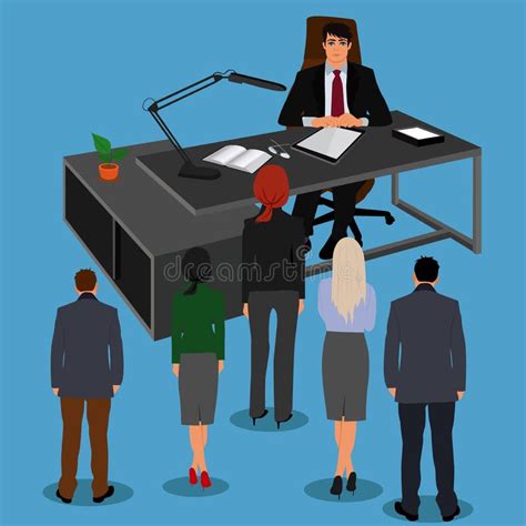 Employee Recruitment Human Resource Selection Interview Analysis Apps Stock Vector
